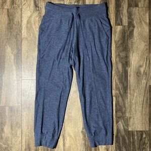 Lululemon Ready To Rulu Jogger Crop Women's Size 6 Heather Blue High Rise Soft